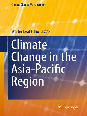 cover image of Climate Change in the Asia-Pacific Region